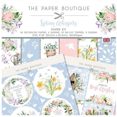 The Paper Boutique Spring Whispers Designpapier - Paper Kit